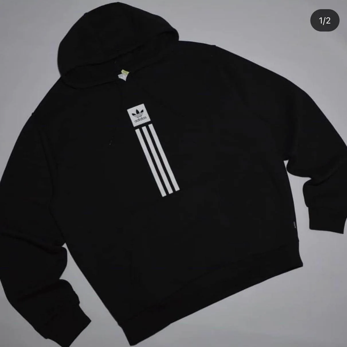 Hoddie adidas black lines