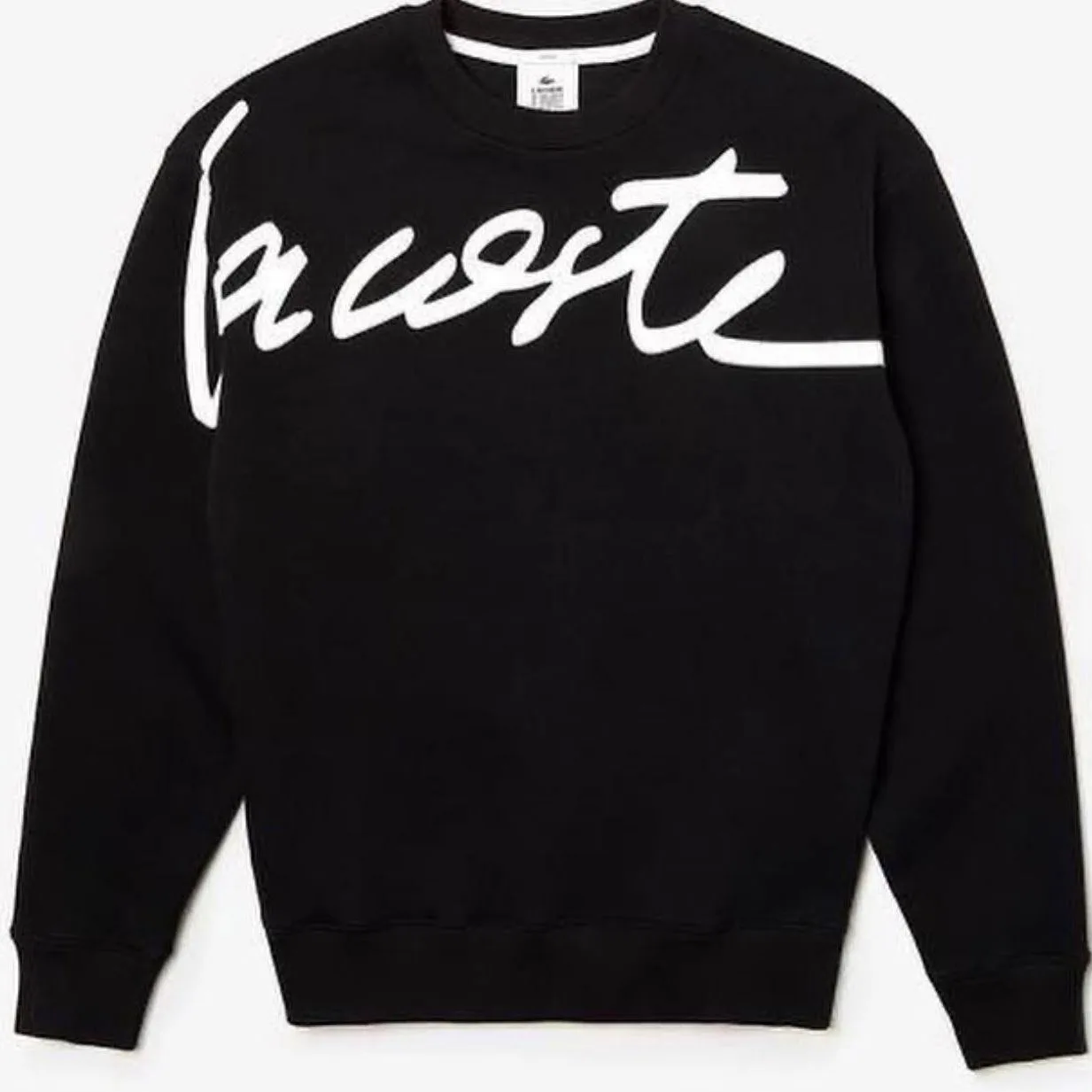Buzo lacoste negro cr