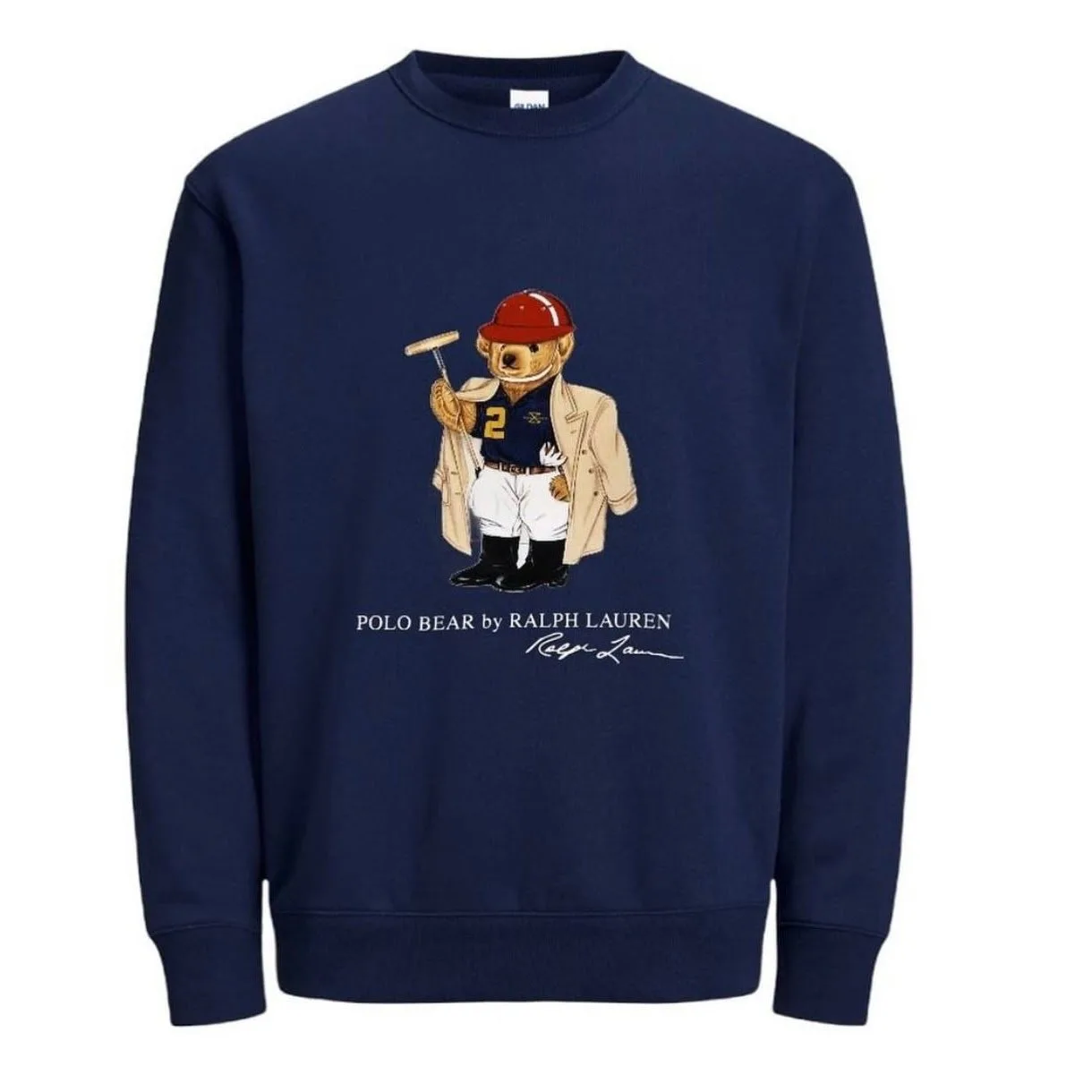 Buzo polo bear blue gaban