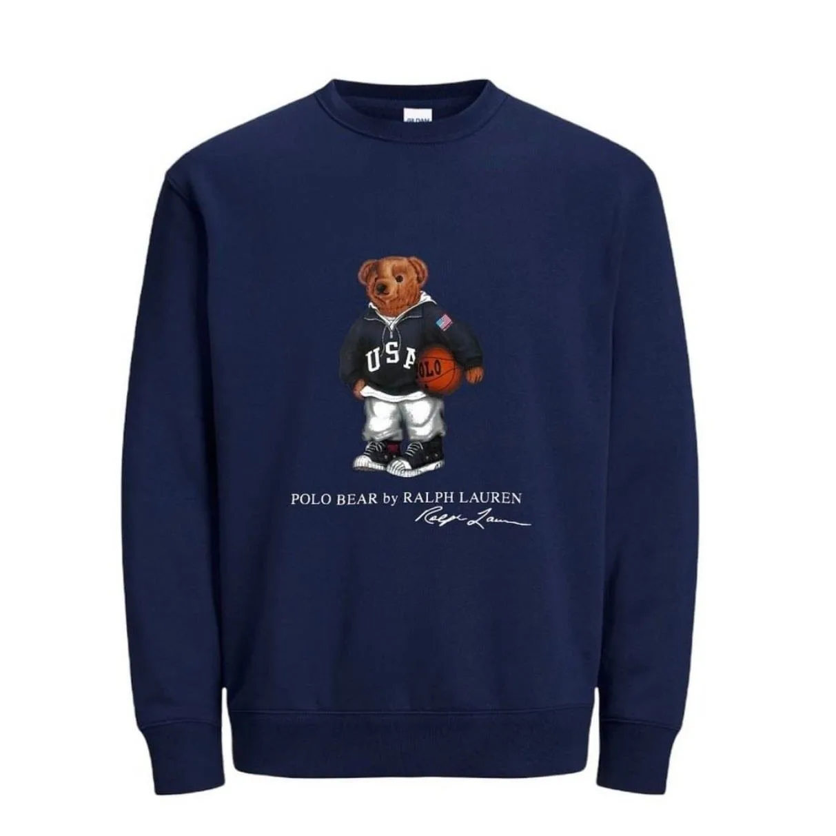Buzo polo bear blue usa
